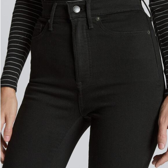 NWT Everlane Way-High Organic Cotton Blend Crop Skinny Jeans Sz. 27x26.50 Black - Picture 10 of 16